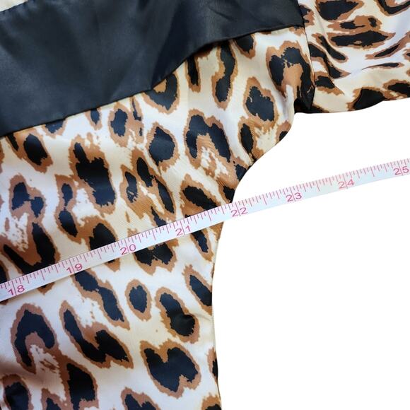 Zelos pullover hoodie windbreaker leopard print size XS - Picture 6 of 8